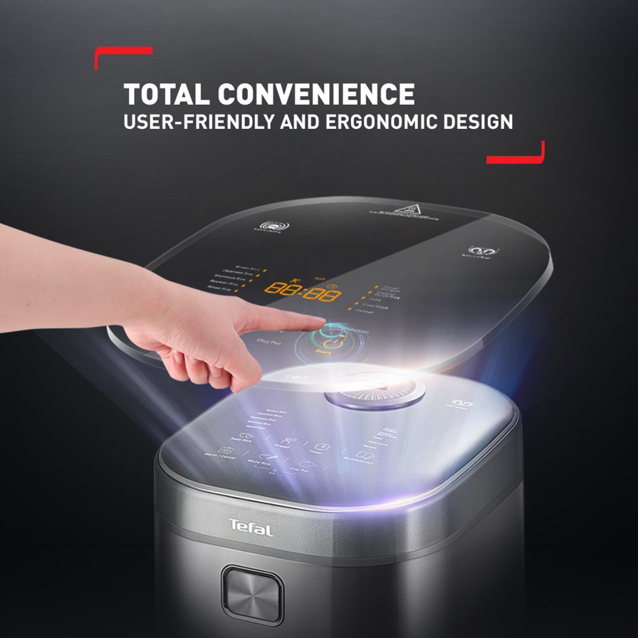 Tefal 1.8L (10 Cups) Rice Master IH Rice Cooker RK818 Baby Porridge