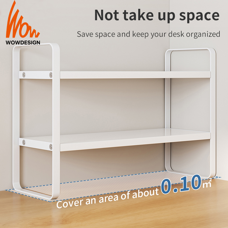 Tabletop Rack Desktop Storage Rack Tabletop Bookshelf Desk Organizer ...