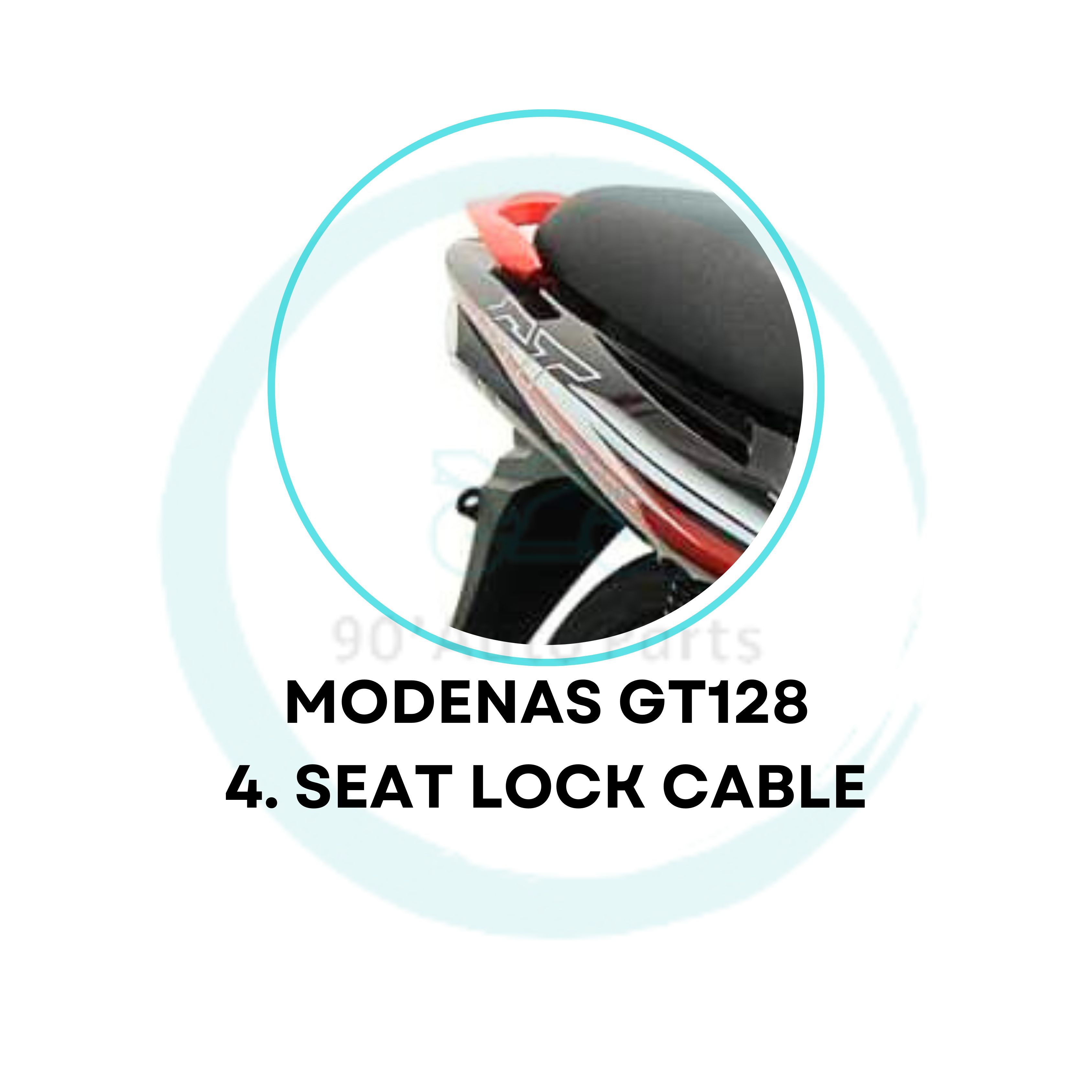 MODENAS GT128 GT 128 THROTTLE CABLE CHOKE CABLE SPEEDOMETER CABLE SEAT
