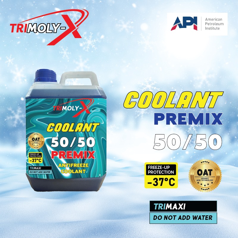 TRIMOLY-X Premixed READY TO USE Long-Life ANTIFREEZE Coolant Radiator ...
