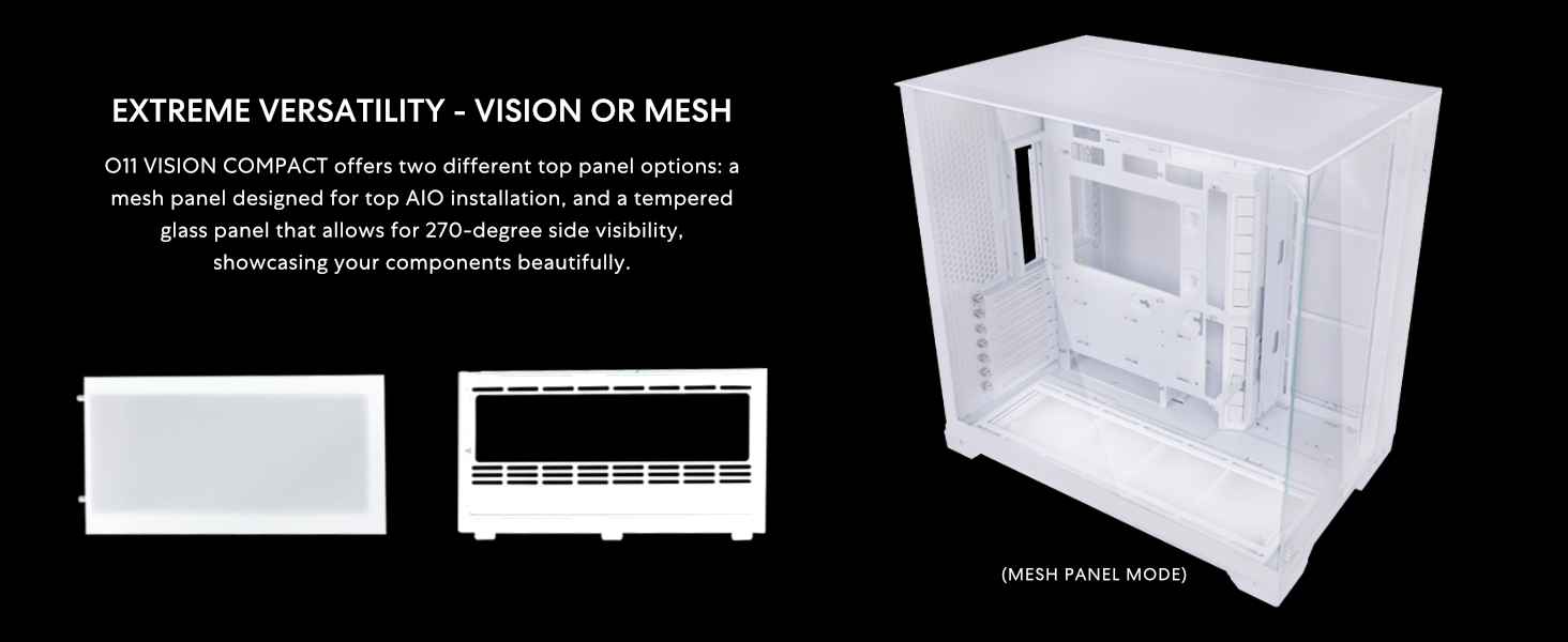 Lian Li O11 Vision Compact - Dual Chamber Mid Tower T.g Chassis With 