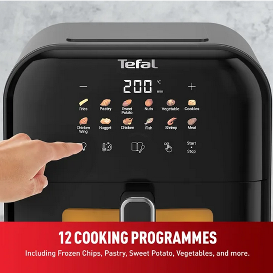 Fritéza horkovzdušná Tefal Easy Fry Infrared EY8328E0, 7 l šedá