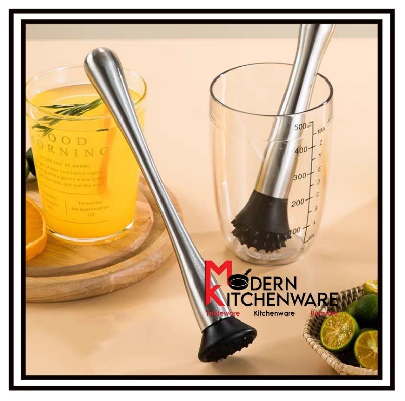 【ModernKitchenware】Stainless Steel Cocktail Muddler Pop Lemon Tea ...