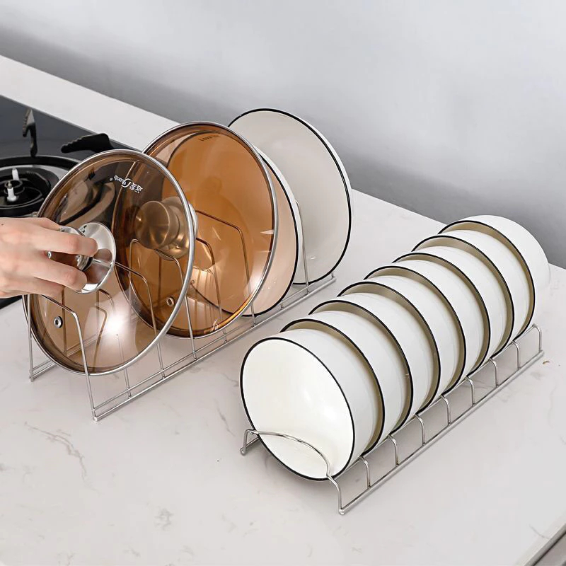 Stainless Steel Dish Drying Rack Plate Rack Bowl Rack Drainer Rack ...
