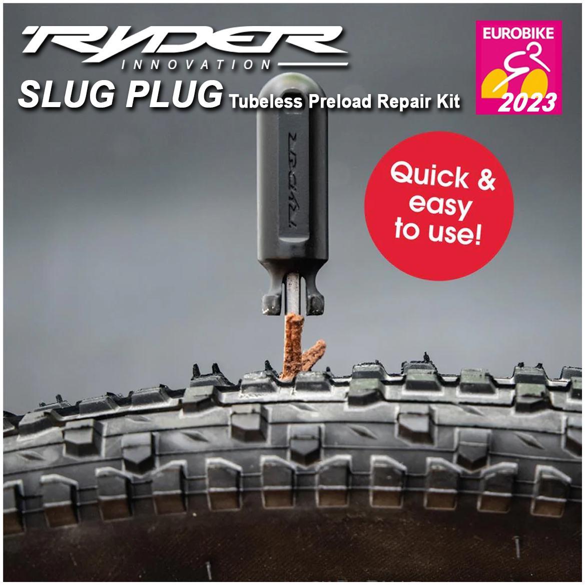 RYDER Slug Plug Bicycle Road Bike MTB Tubeless Tire Repair Puncture ...