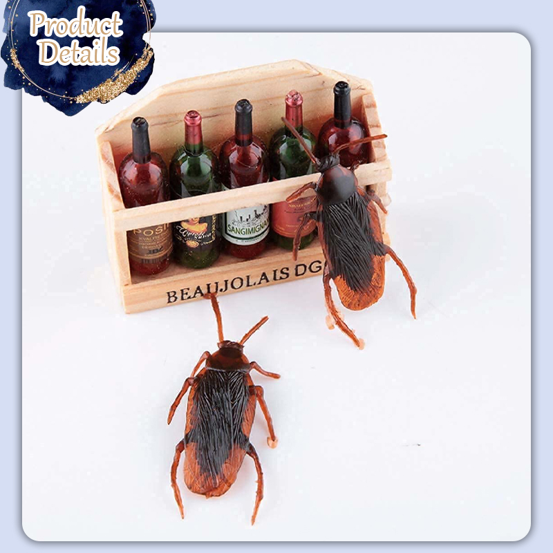 [LBH] Prank Toy April Fool Fake Cockroach Toy 仿真蟑螂 假蟑螂 Lipas Palsu ...