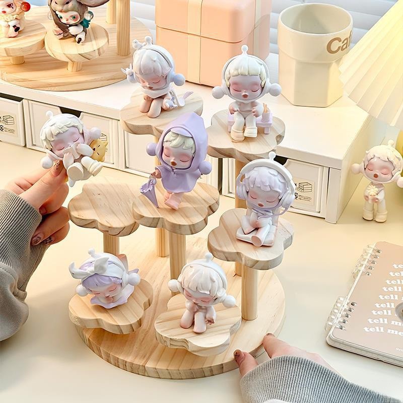 Ready stock-Wooden Display Stand Desktop Organizer Countertop Rack ...