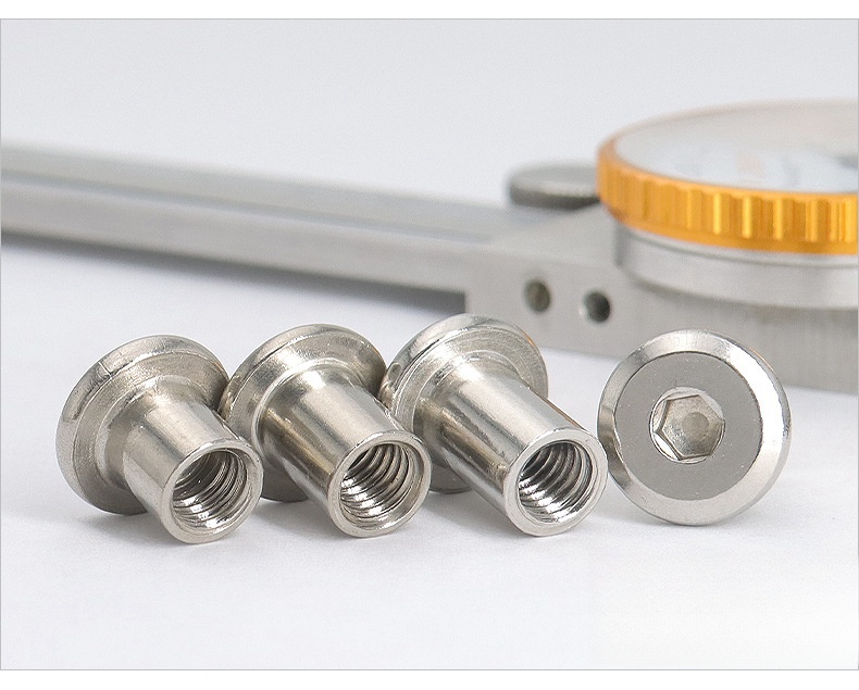 M6M8 stainless steel splint inverted nut pair lock furniture screw pair ...
