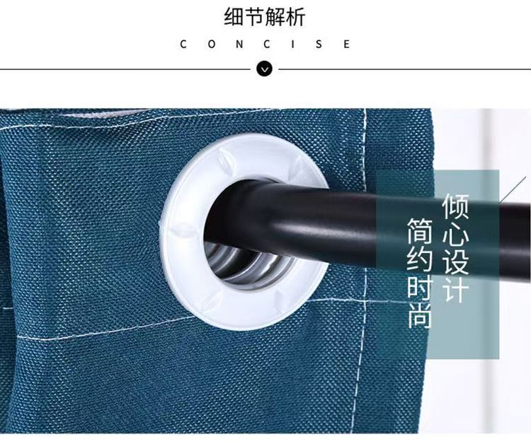 Simple movable fitting room mobile portable curtain door curtain rod ...