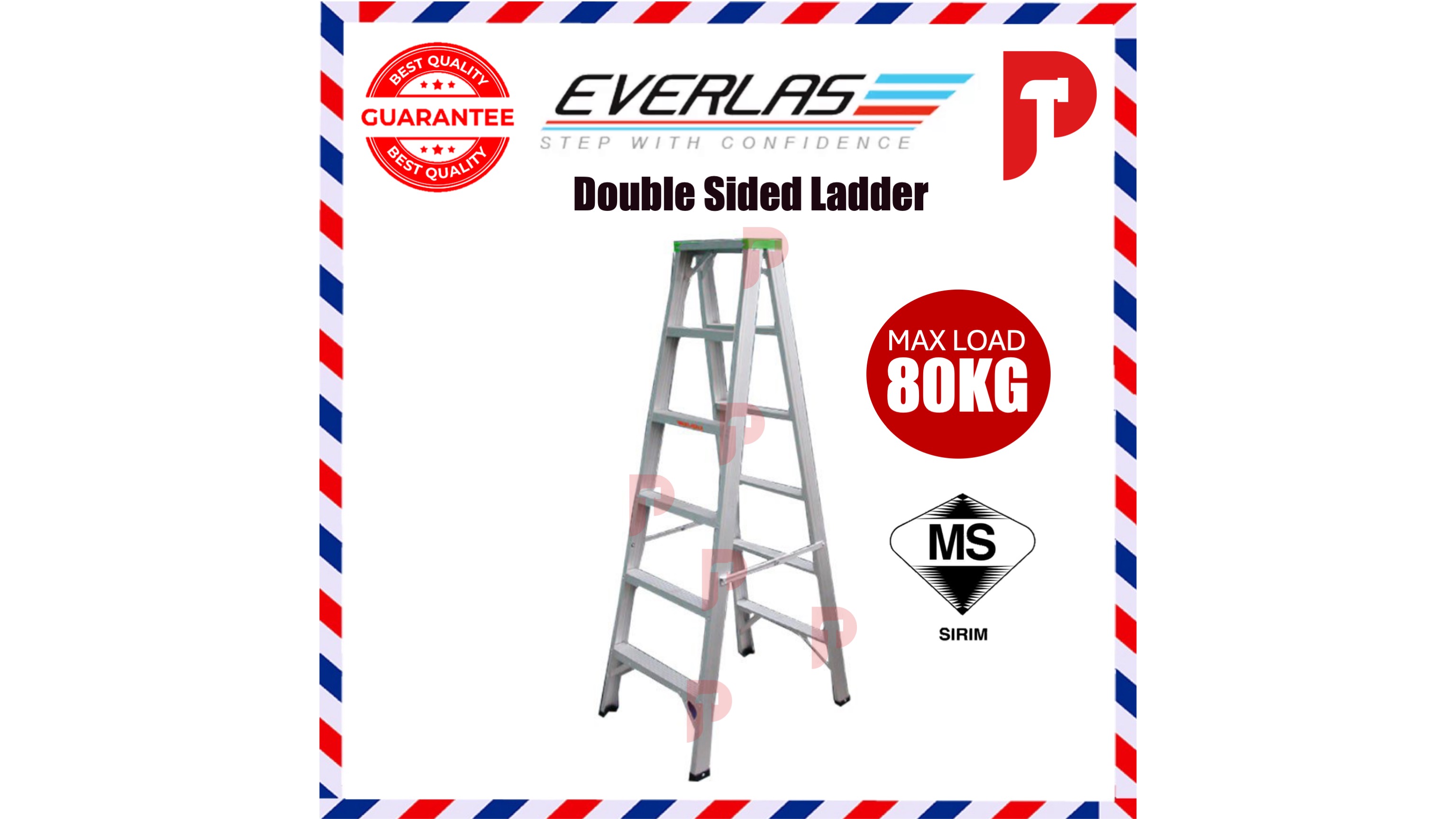EVERLAS Aluminium Single / Double Sided Ladder 🔥 Ready Stocks 🔥 Lipat ...