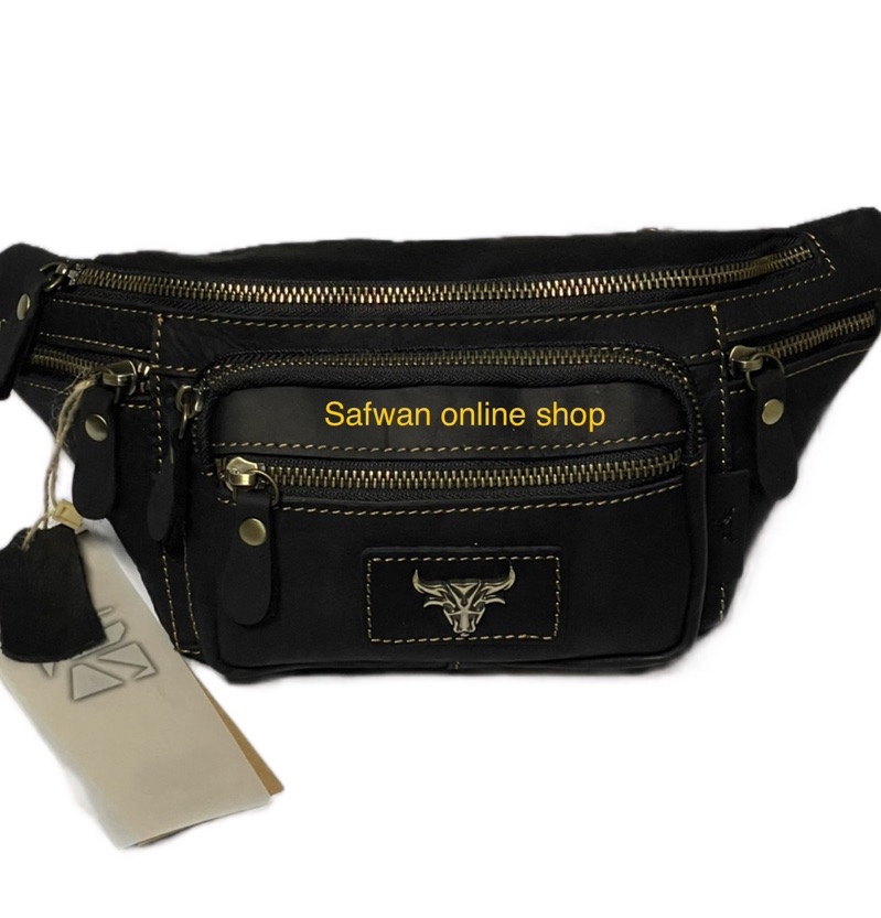 Rush Rider Original Cow Leather Waist Bag Pouch Bag Crossbody Bag Kulit ...