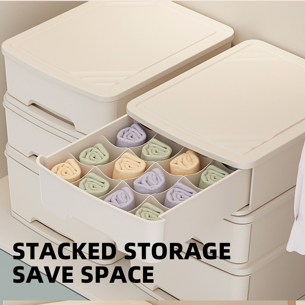 3pcs/Set Drawer Type Clothes Organizer Underwear Bra Socks Storage Box ...