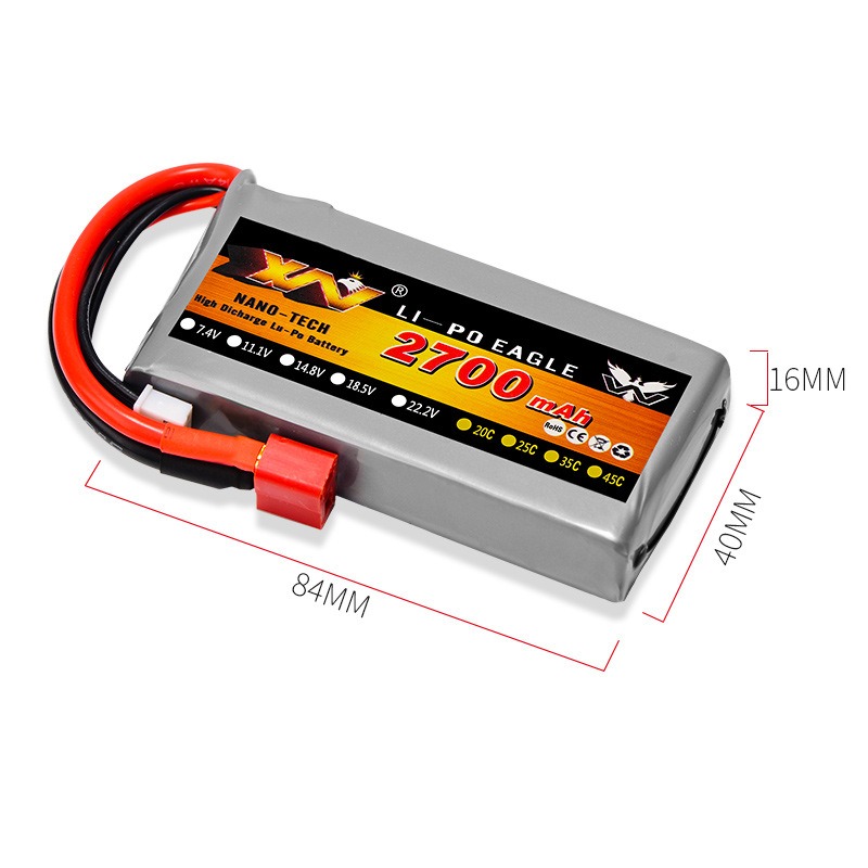 Battery Sizes Batteries De Propulsion Avions RC - Batterie Dualsky
