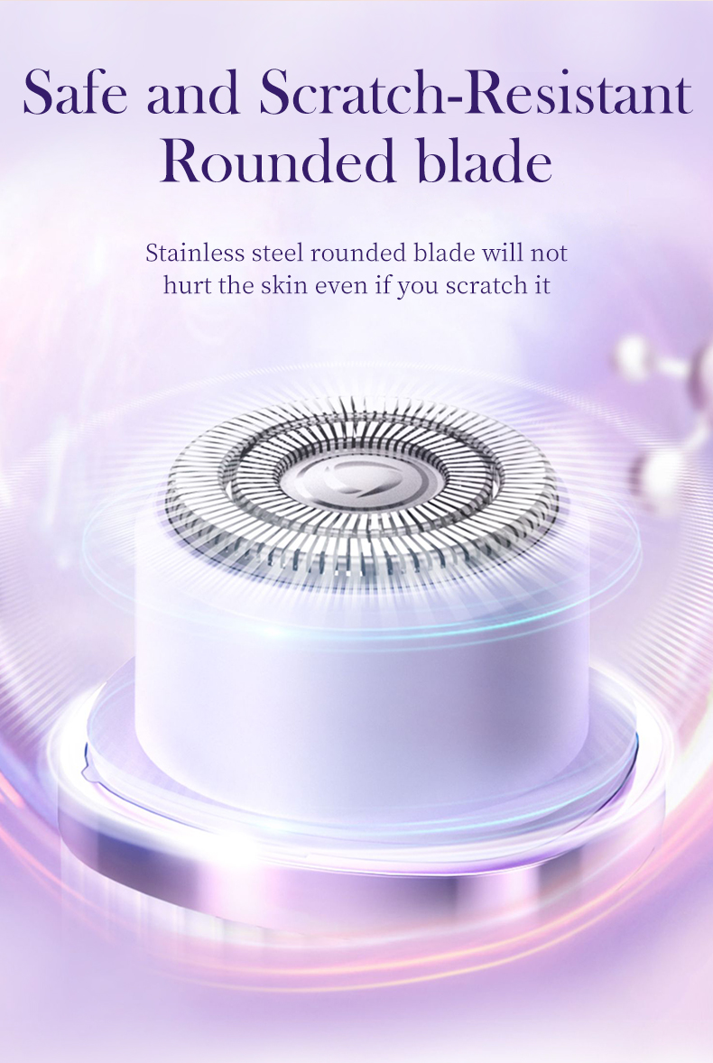 Missai 2 in 1 Portable Electric Shaver Washable Painless Epilator Full ...