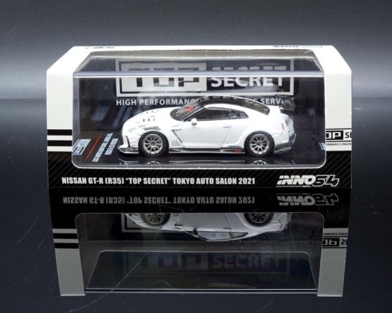 Inno Models Inno64 1:64 Nissan GT-R (R35) Top Secret Tokyo Auto Salon ...