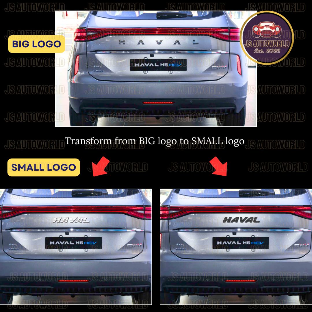 GWM Haval H6 Car Emblem Car Rear Logo Sticker Haval H6 Accessories H6 ...