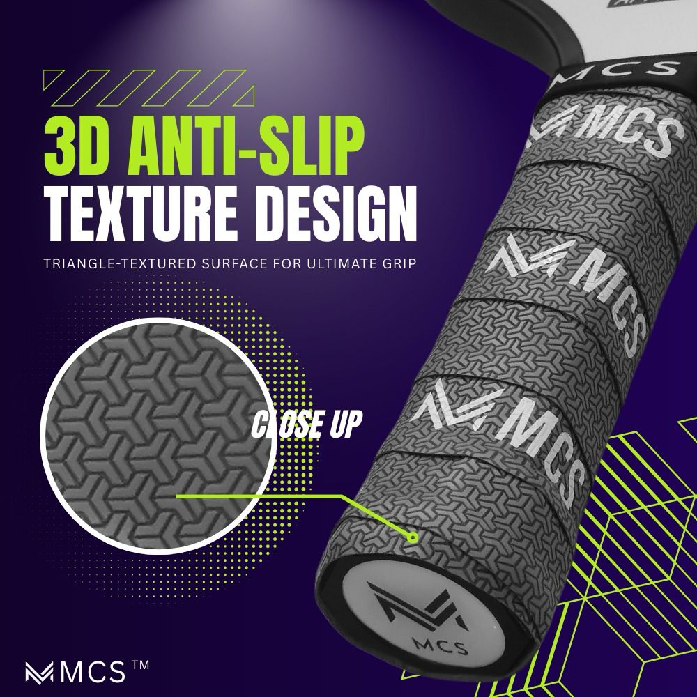 MCS Grip Tape Raket – Anti-Slip & Serap Peluh | Untuk Pickleball ...