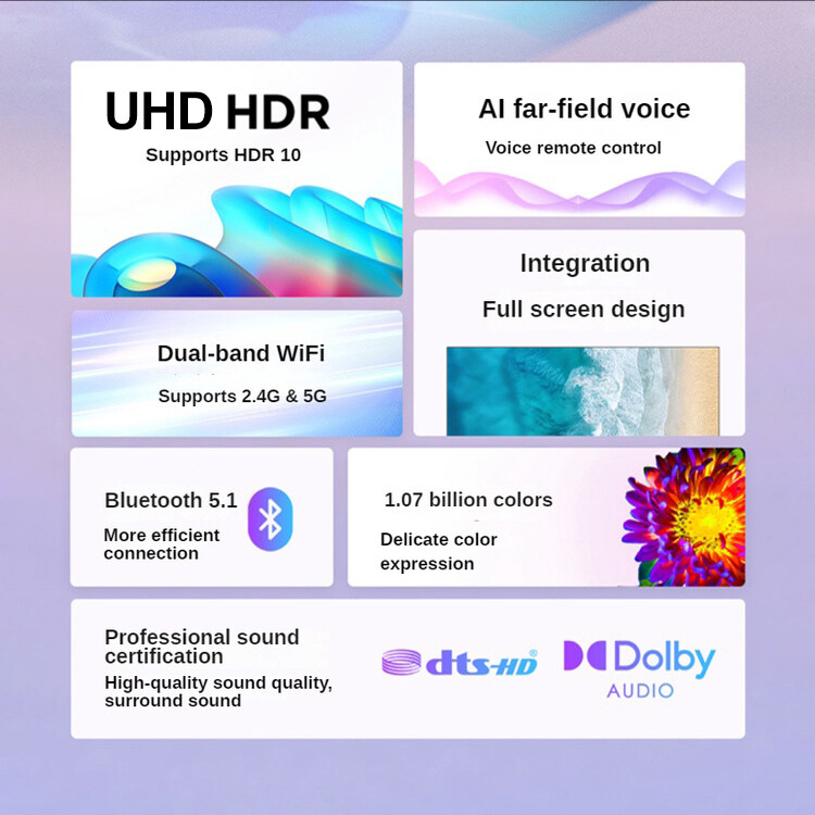 Smart TV 4k Android TV 12 1080P Digital TV 1K FHD 32 inch 43 inch 3D ...