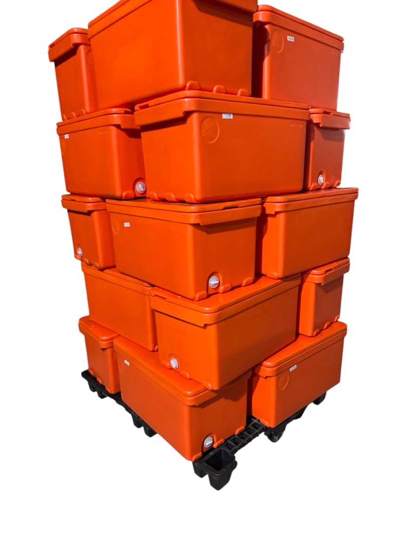 TKTT 35L 50L Heavy Duty Insulated Ice Box Fish Box Ice Bucket Cooler ...
