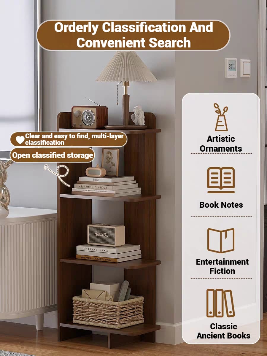 5 Layers BookShelf Shelves Rack Multipurpose Floor Book Shelf Simple ...