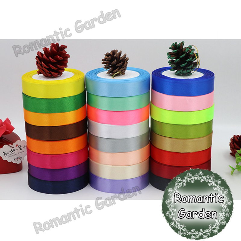 22M 2CM Satin Ribbon Riben Reben Ribben Satin Organza Gift Flower ...