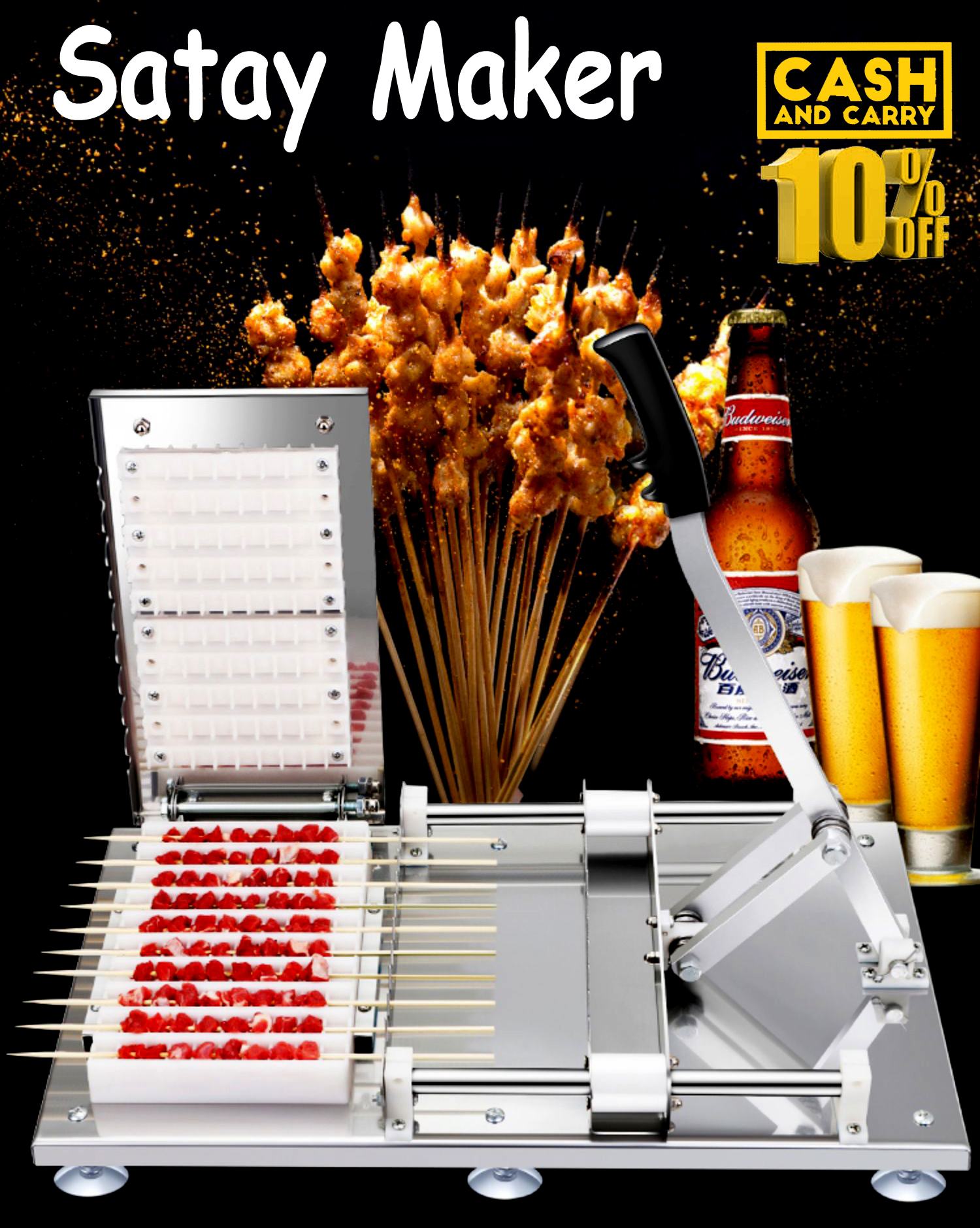 Satay Maker (Stainless Steel) | Shopee Malaysia