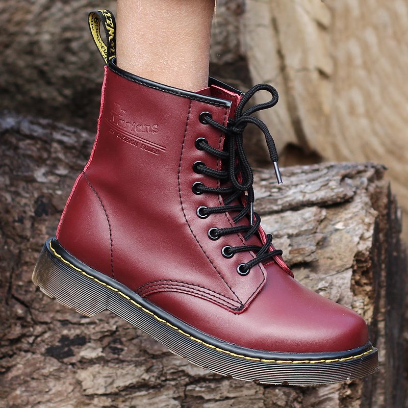 WHITBY【COD】British Leather Boots High-Top Plus Men's Boots Large Size ...
