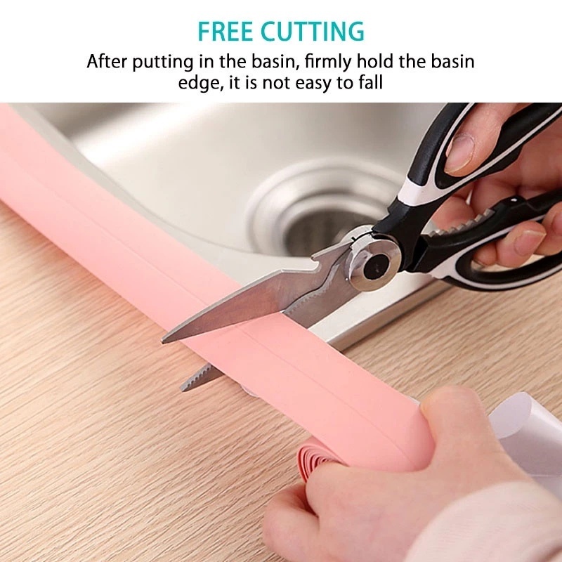 Kitchen Sink Washing Basin Self-Adhesive Waterproof Adhesive Tape ...