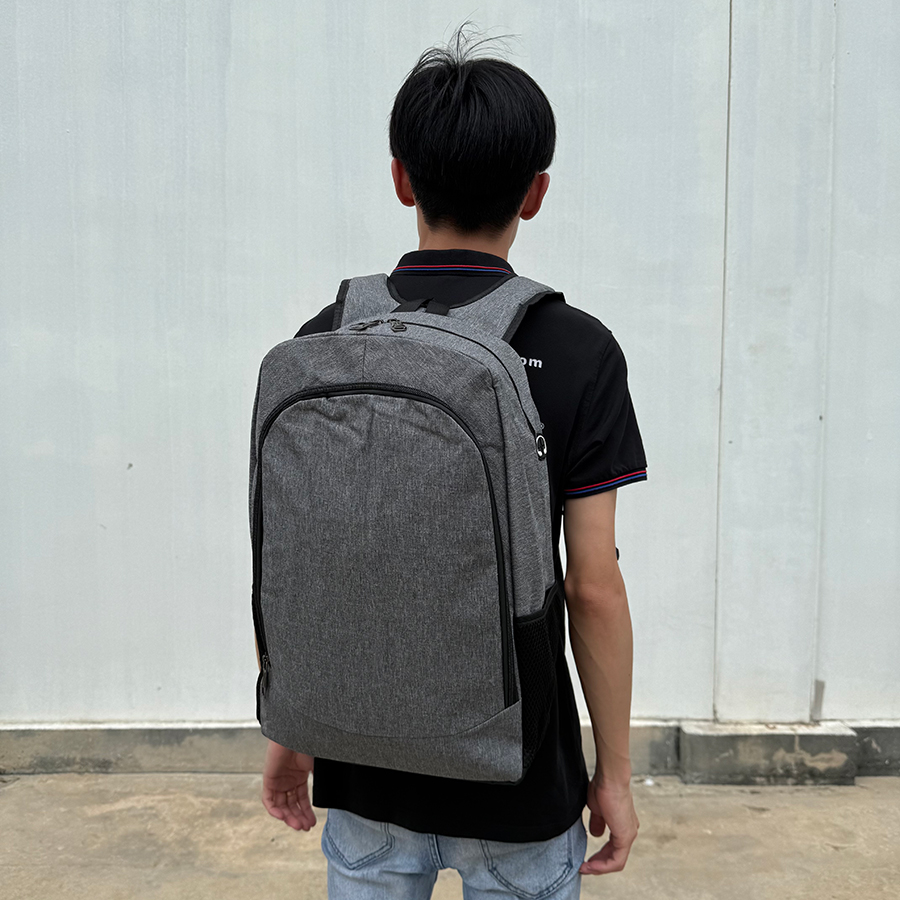 Fashion Backpack / Two Pocket Backpack / Backpack (Two Tone Polyester ...