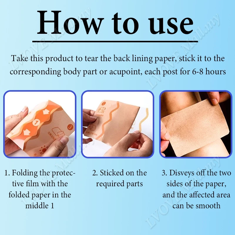 Pain Relief Patch Chondroitin Calcium Patch Ubat Sakit Lutut Dan Sendi ...