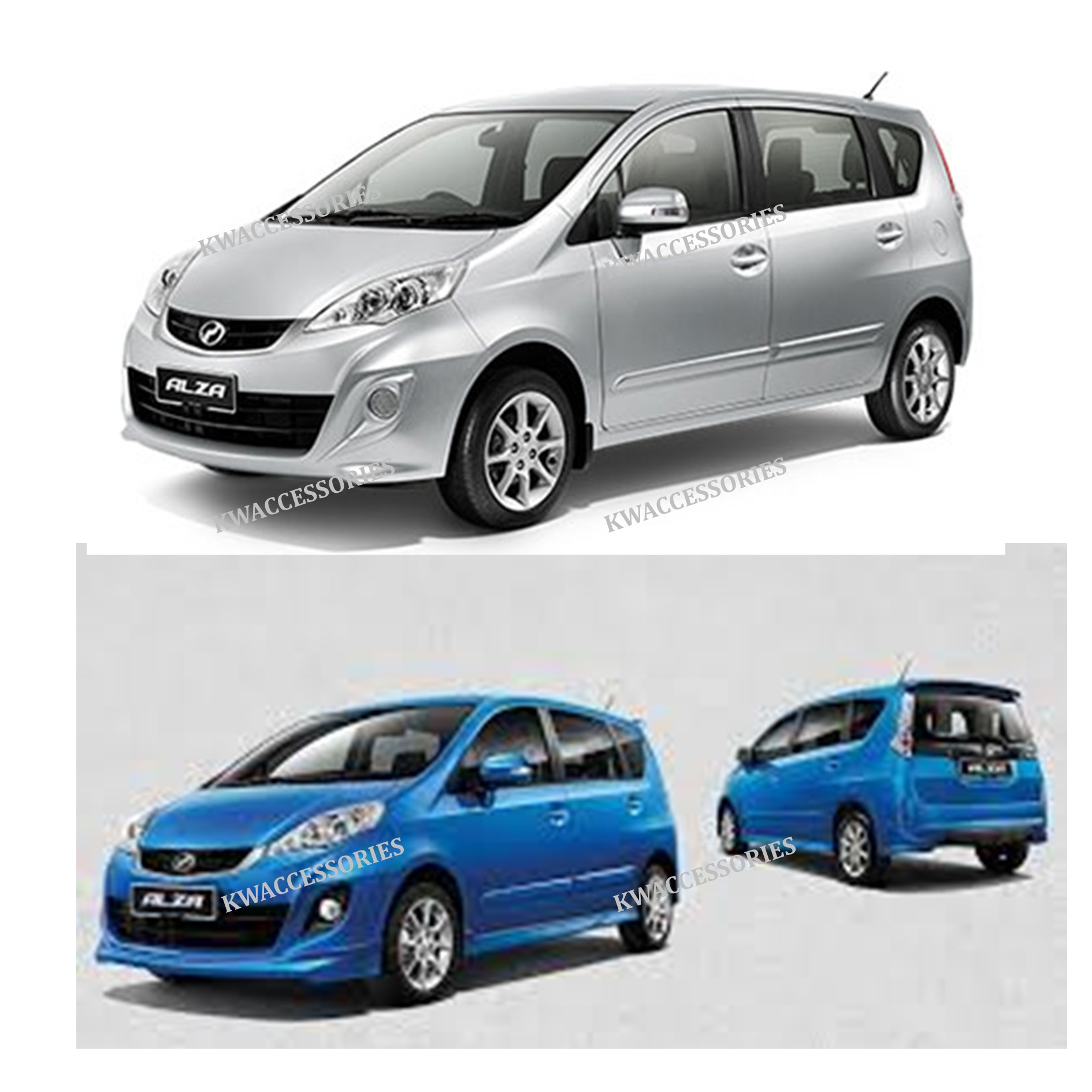 Perodua Alza 2014-2022 Front And Rear Alza Emblem (Logo) | Shopee Malaysia