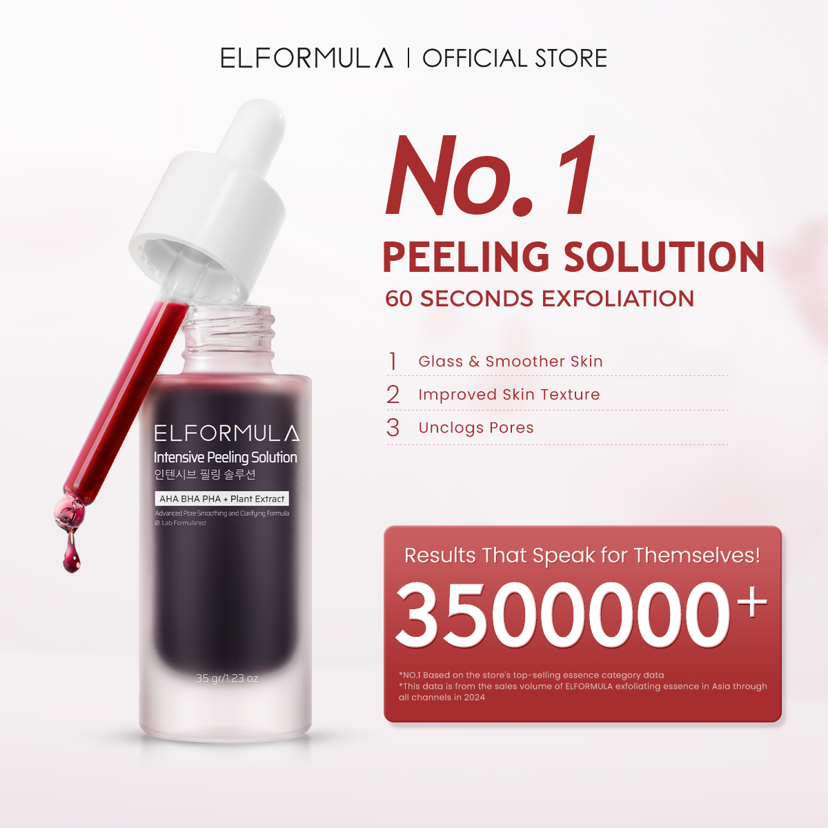 ELFORMULA Intensive Peeling Solution AHA BHA PHA Peeling Serum ...