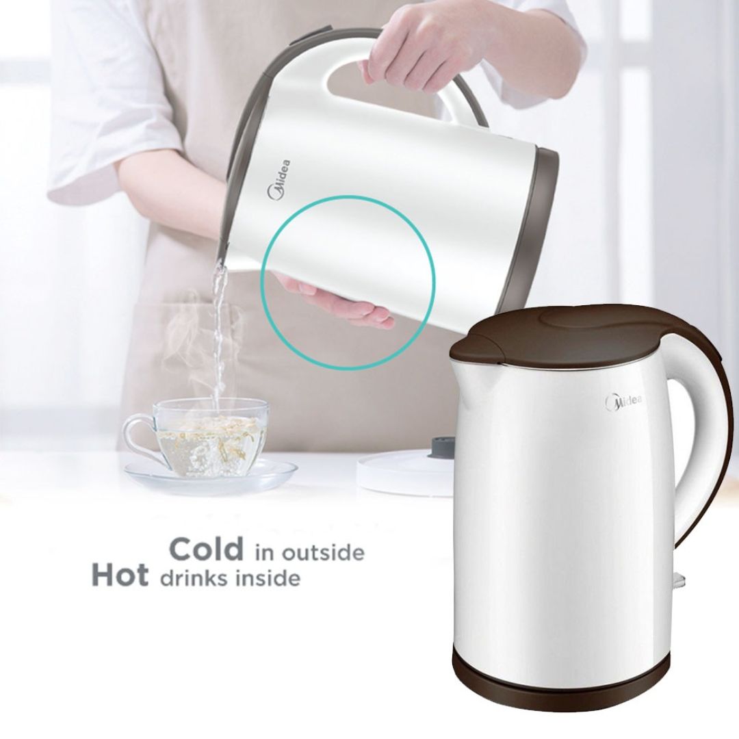 Mk 15d Midea Electric Kettle Midea Stainless Steel Plastic Double