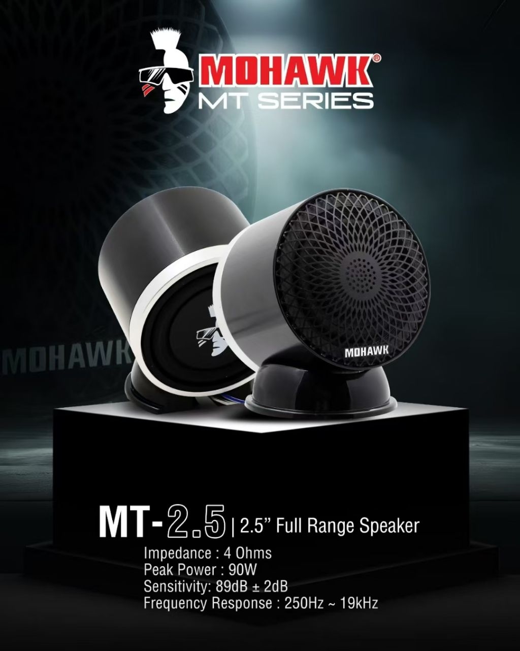 Mohawk Mt silver 2way full range speaker 2inch new item top series ...