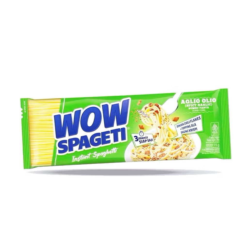 WOW and POP SPAGHETTI 3minit siap ready HALAL INSTANT NOODLE | Shopee ...