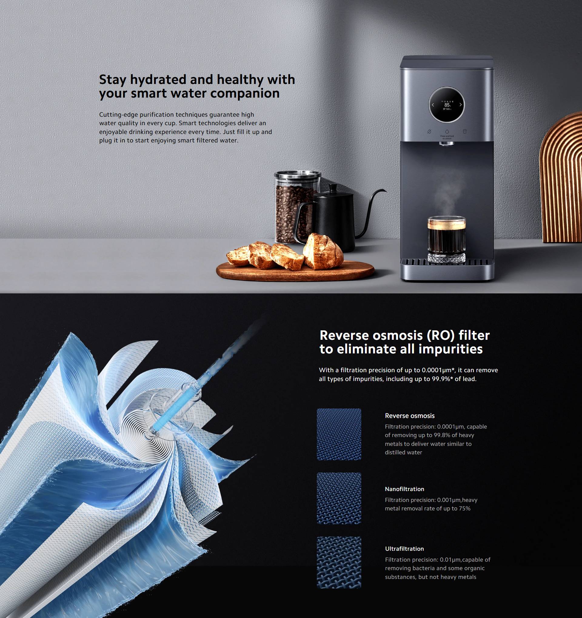 Xiaomi Smart Filtered Water Dispenser Pro | Advanced 6-Stage RO ...