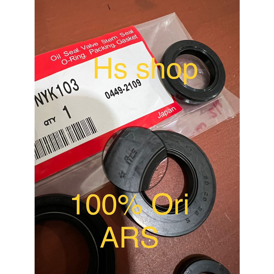 ARS MADE IN JAPAN YAMAHA RXZ OIL SEAL SET ENGINE ENJIN BUSH GETAH ORING ...