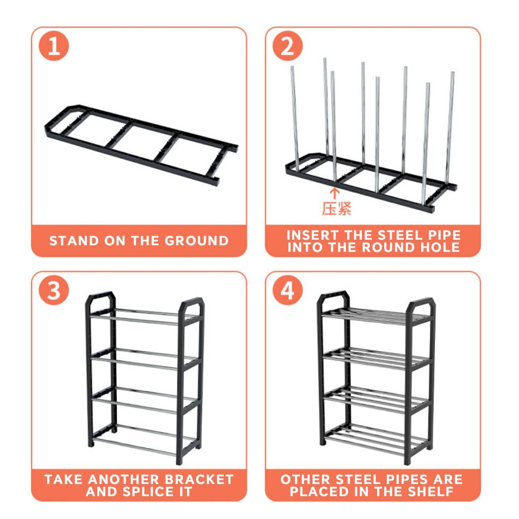 [Ready Stock] Multi Layer Shoes Rack Storage Organizer Space Saving ...
