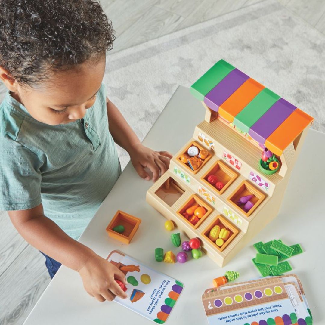Learning Resources Mini Farmstand Sorting Set- Age 3+, Counting ...