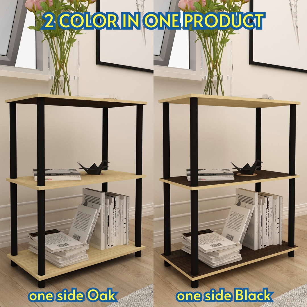 Furniture Direct FLEXI POLE 2 Tier 2 tone color Storage Rack shelving ...