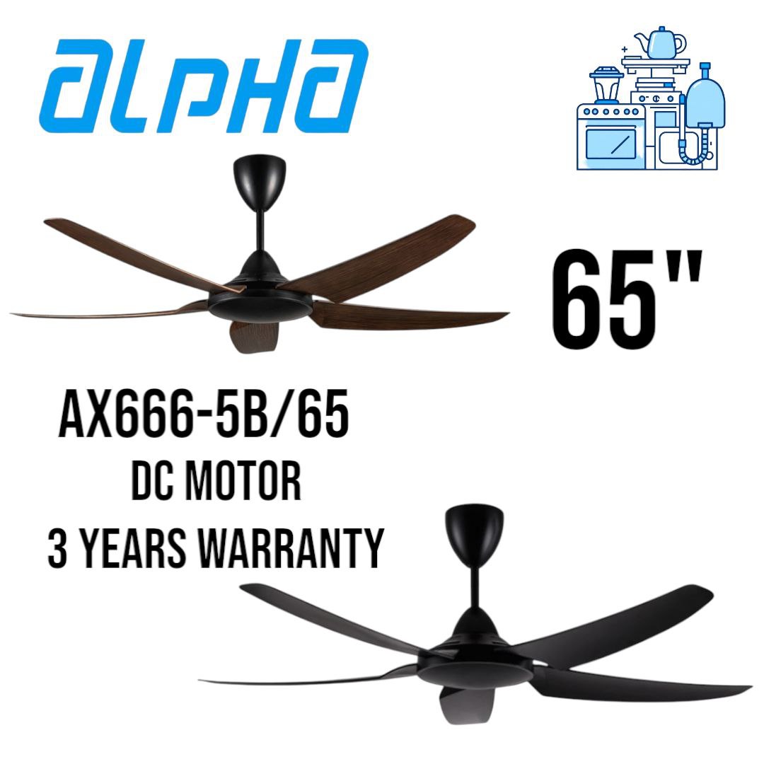 ALPHA CEILING FAN 56 INCH AX666-5B/56 | Shopee Malaysia