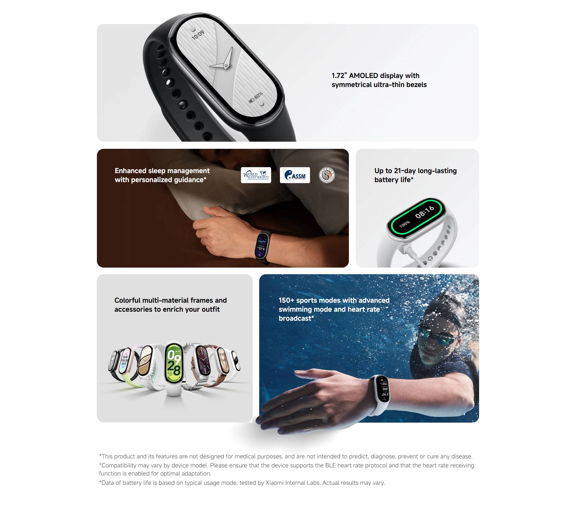 XIAOMI Smart Band 10-1,72 AMOLED-Display Mit 1500 N Produktbild-Vorschau 11