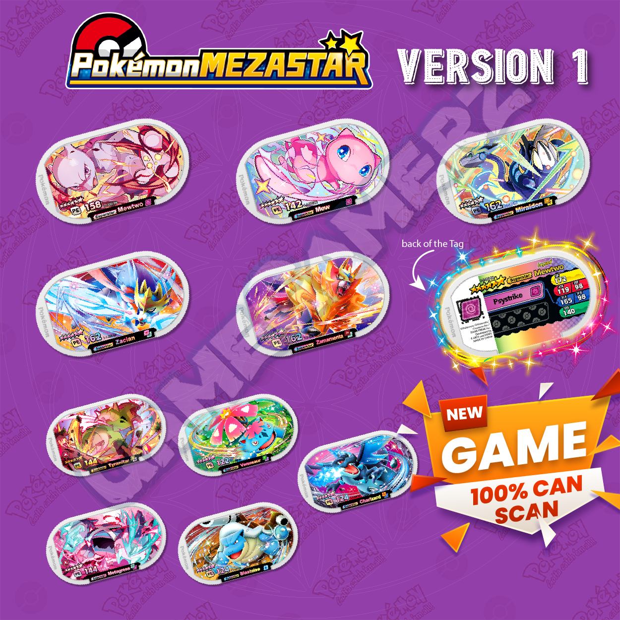 Pokemon Mezastar 6 Star Disk Card Superstar V1,V2 Shopee Malaysia