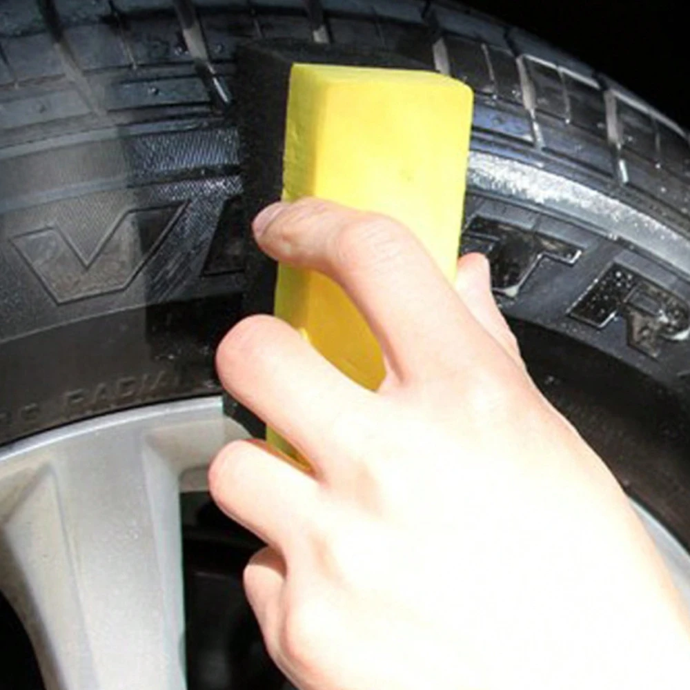 U Shape Sponge Waxing Arc Edge Sponge Span Cuci Tayar Kereta Car Wheel ...