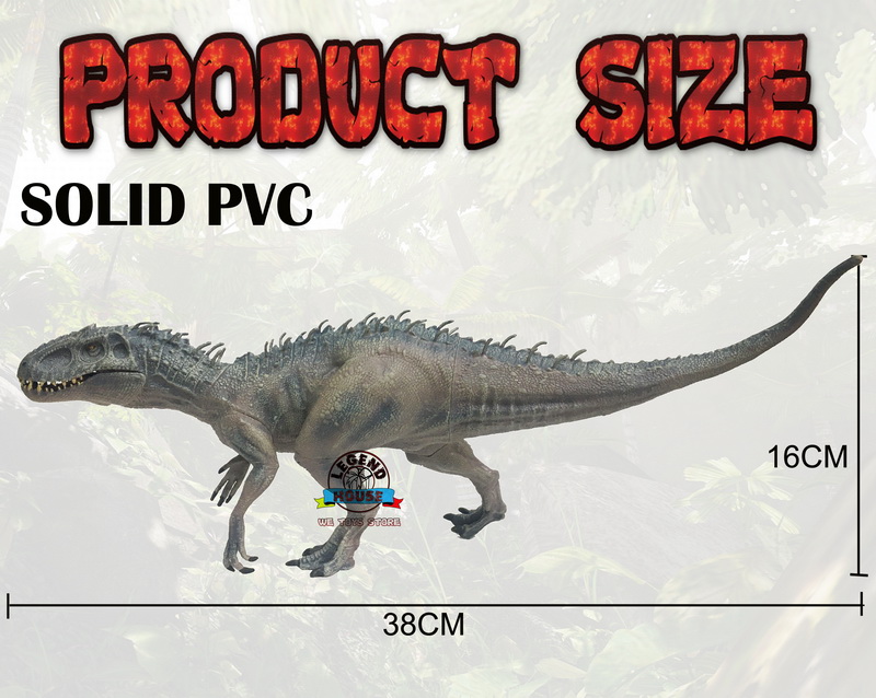 Jurassic World Dinosaur Indominus Rex Simulation Model Solid PVC Figure ...