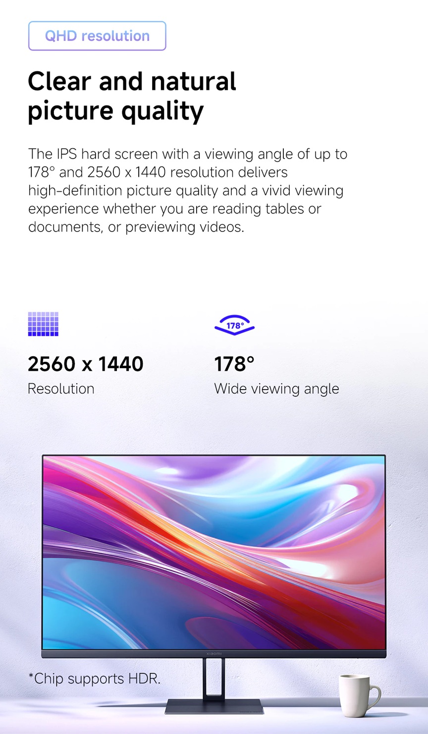 [𝐌𝐘 𝐒𝐞𝐭] Xiaomi 2K Monitor A27Qi | 27