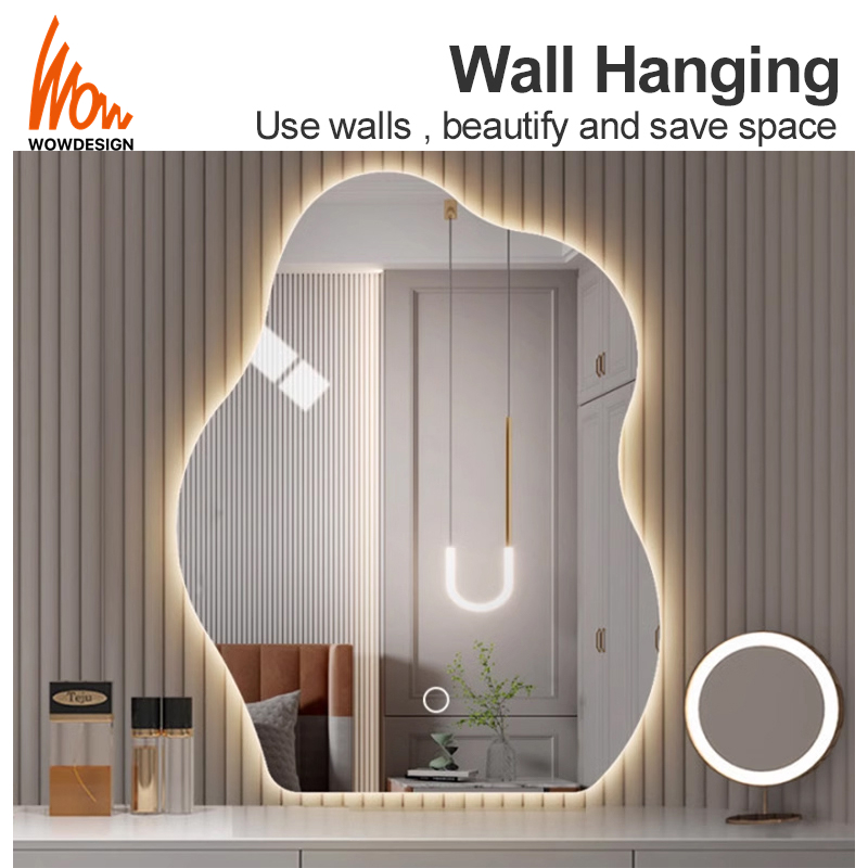 Makeup Mirror Dressing Mirror Wall Mirror With LED Light Vanity Mirror ...