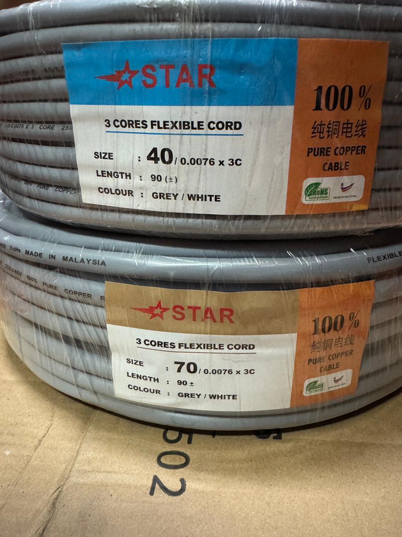 (100% COPPER) WAYAR TEMBAGA / KABEL FLEKSIBEL / FLEXIBLE CABLE ...