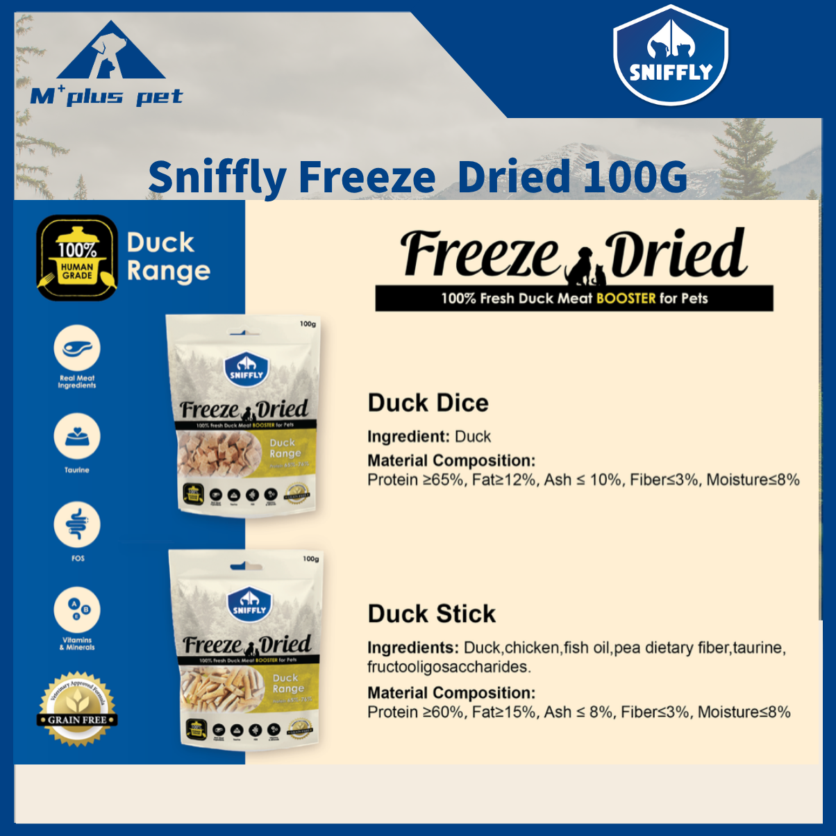 Sniffly Freeze Dried Booster 100G/Power Food 100G | Shopee Malaysia