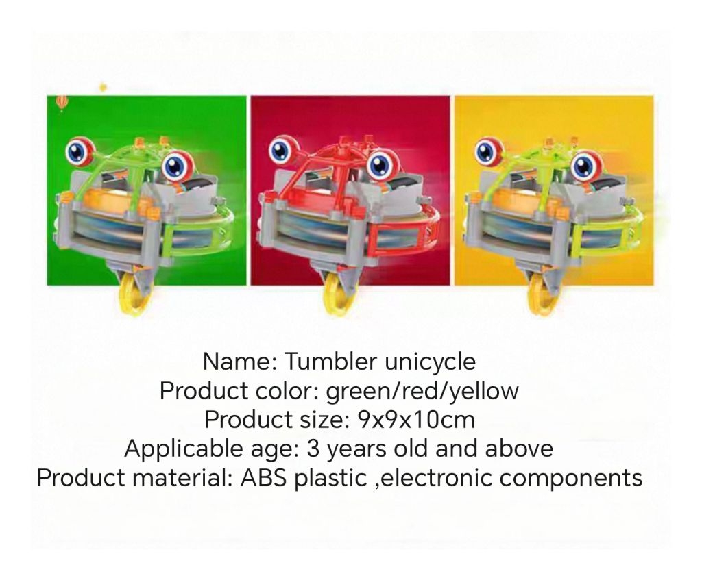 High-tech Roly-poly toy electric unicycle walking steel wire self ...